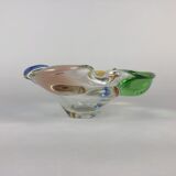 Art Glass Ashtray by Frantisek Zemek for Mstisov Glassworks, Czechoslovakia, 1960's