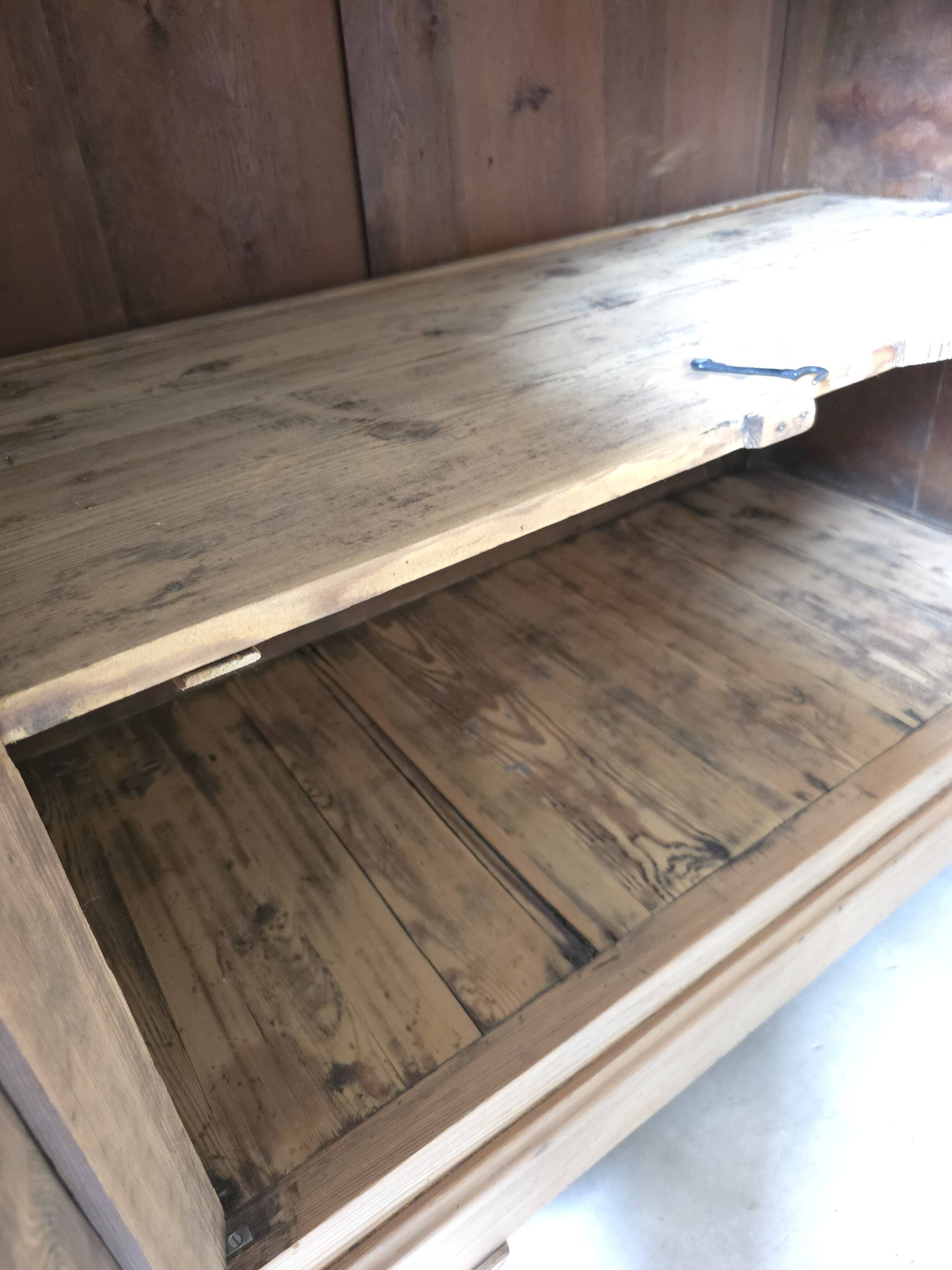 Antique wooden sideboard