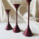 Set of 3 candle holders