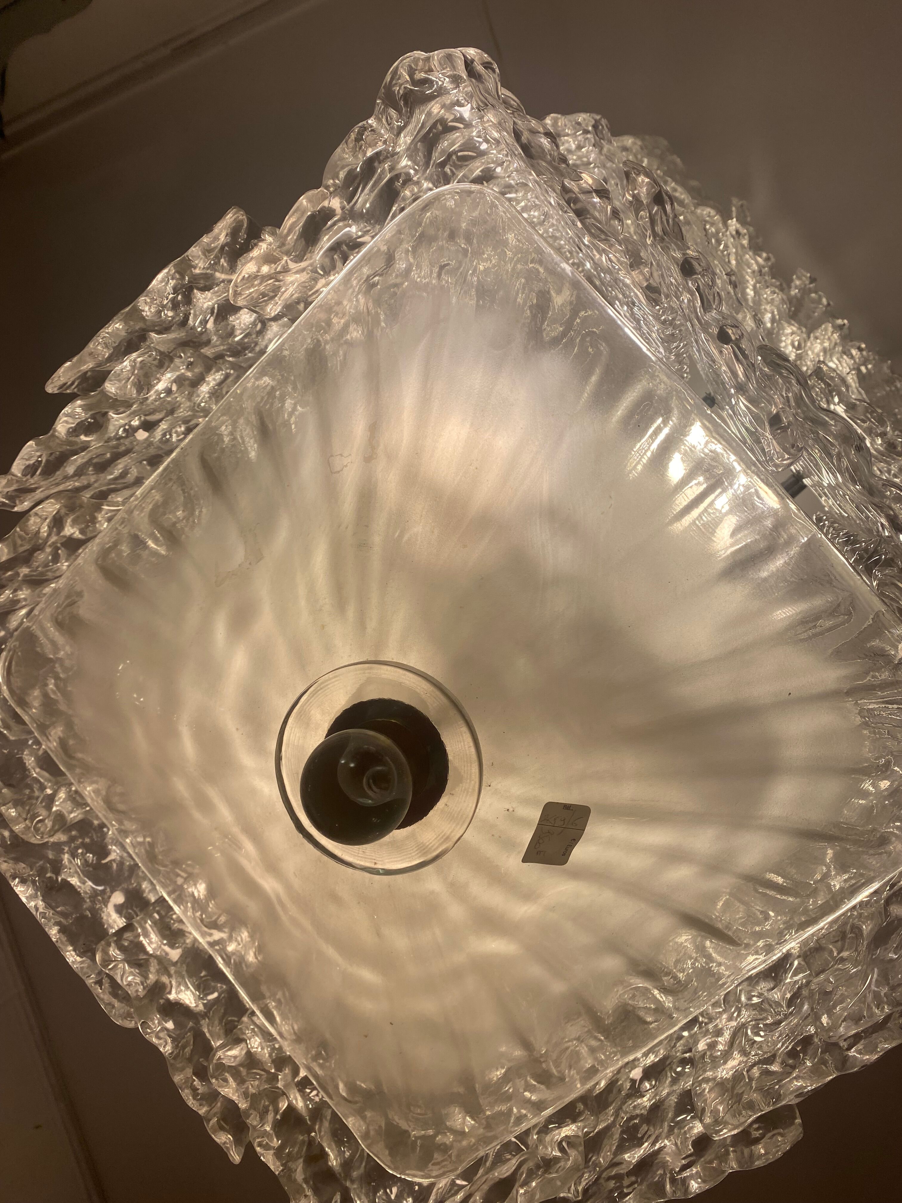 Murano glass chandelier  1970