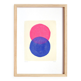 Peinture abstraite signée eawy