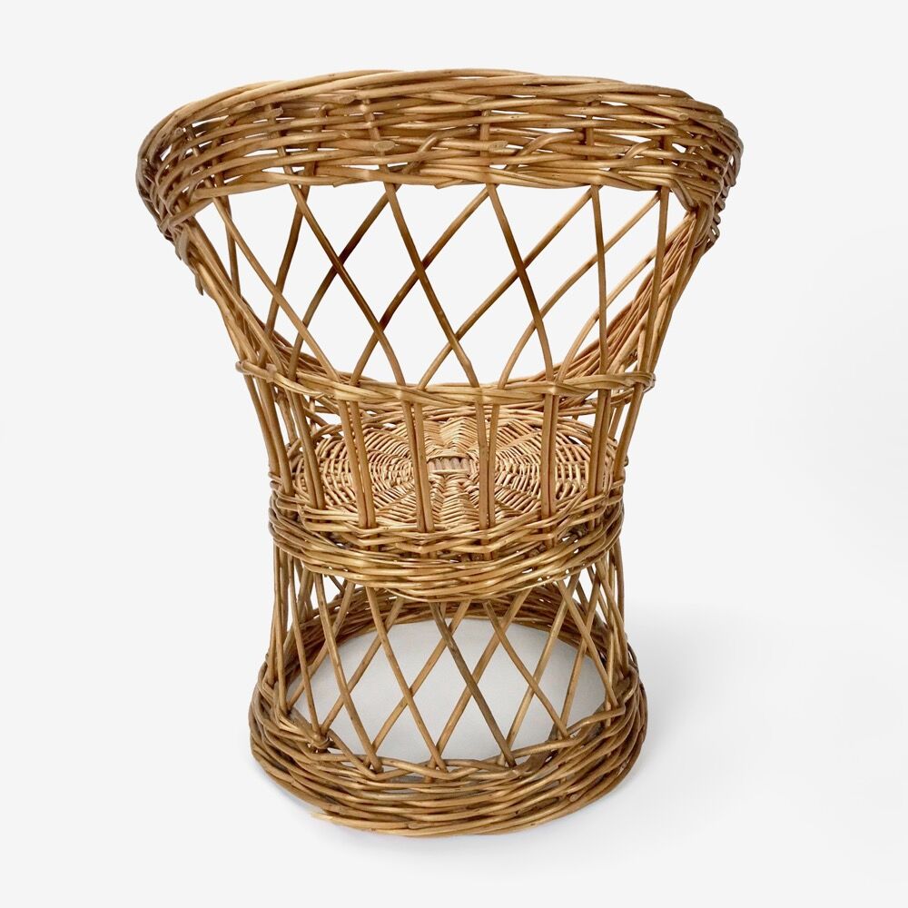 Children's wicker chair
