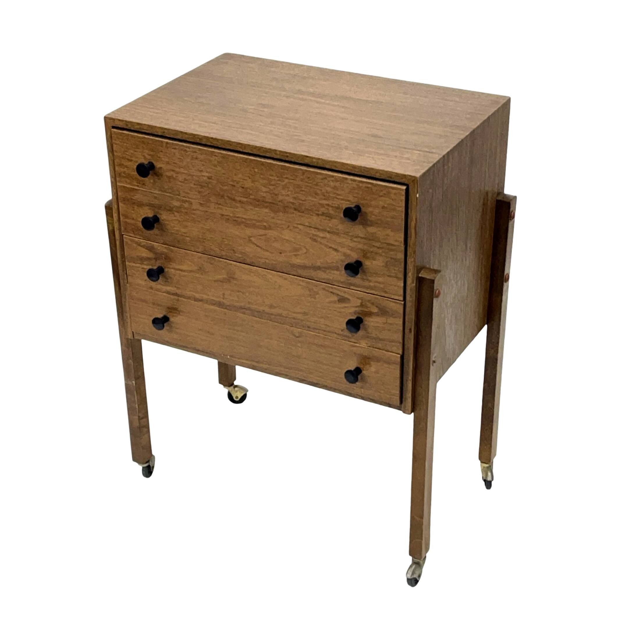 Modernist threader, with organizer, GDR, 1960s.