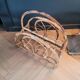 Porte-revues vintage en bambou