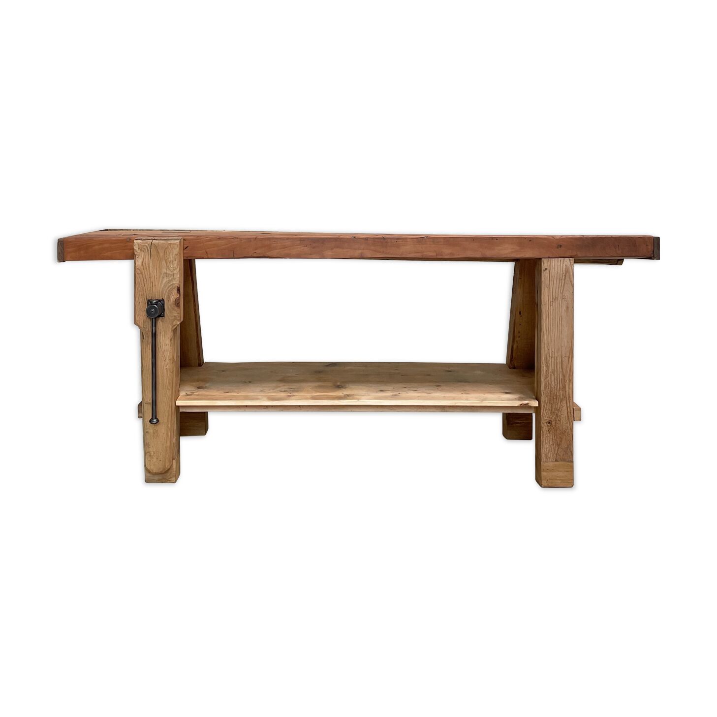 Solid wood workbench