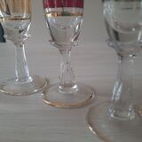 Antique shot glasses