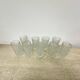 Set of 9 bark glass drink glasses by Goebel charlottenhutte, 1970s, Germany