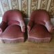 Paire de fauteuils crapaud