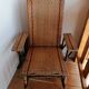 Chaise longue fauteuil rotin 1900's