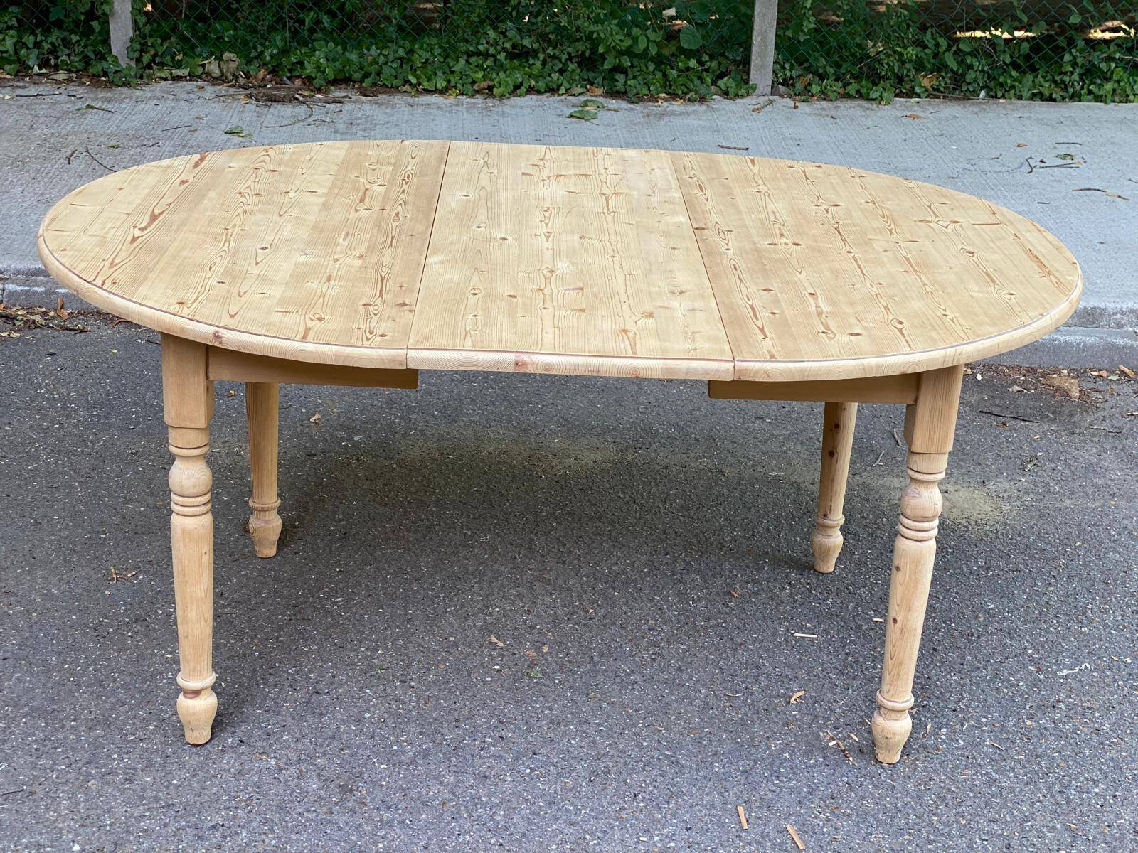 Louis Philippe extendable round dining table 160cm 20th century