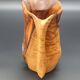 Artisanal Vintage Pitcher Carved Solid Olive Wood Hnos Olivo Spain (17