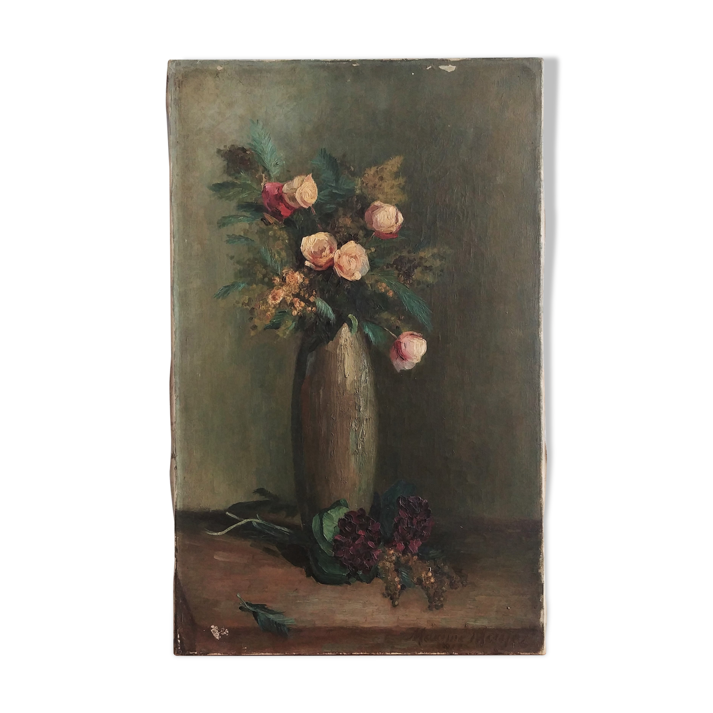 Ancient flower painting