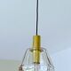 Vintage Apace Age Limburg Glass Pendant Light