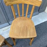 Pair of vintage bistro chairs