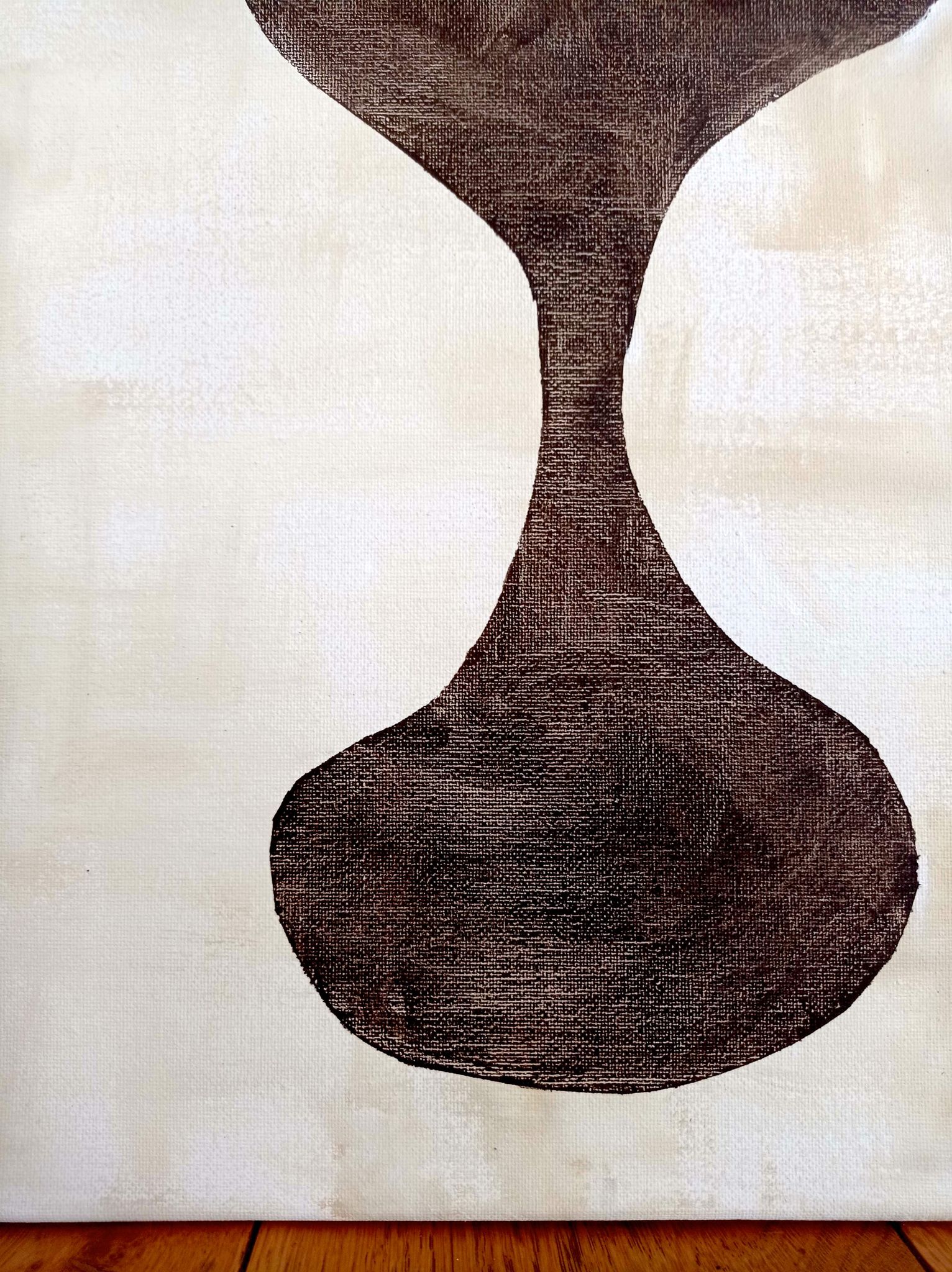 Peinture minimaliste abstraite