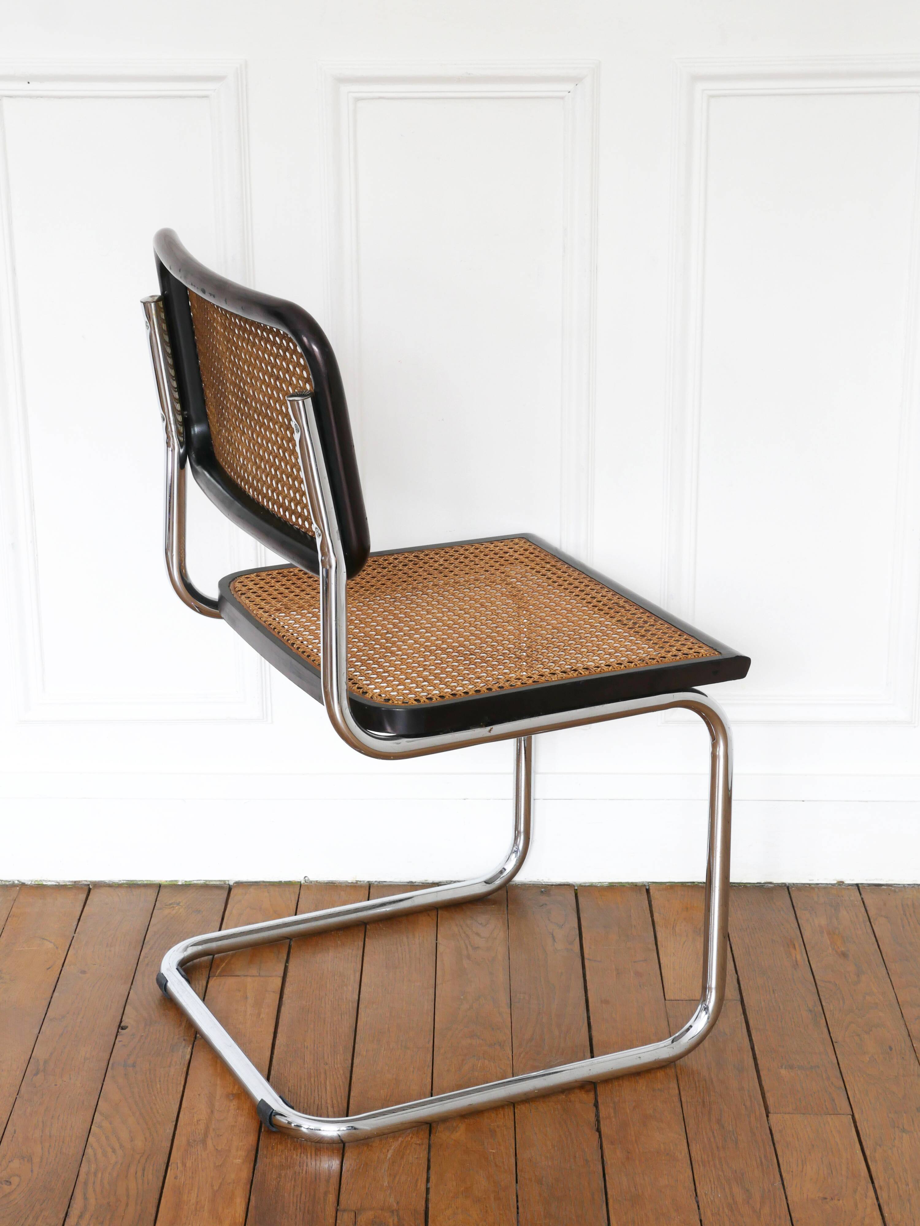 Cesca B32 Breuer chair Made in Italy - Canework seat redone