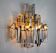 Venini wall light, 3 levels, Murano glass, Italy, 1970.