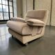 Beige vintage style lounge chair/armchair