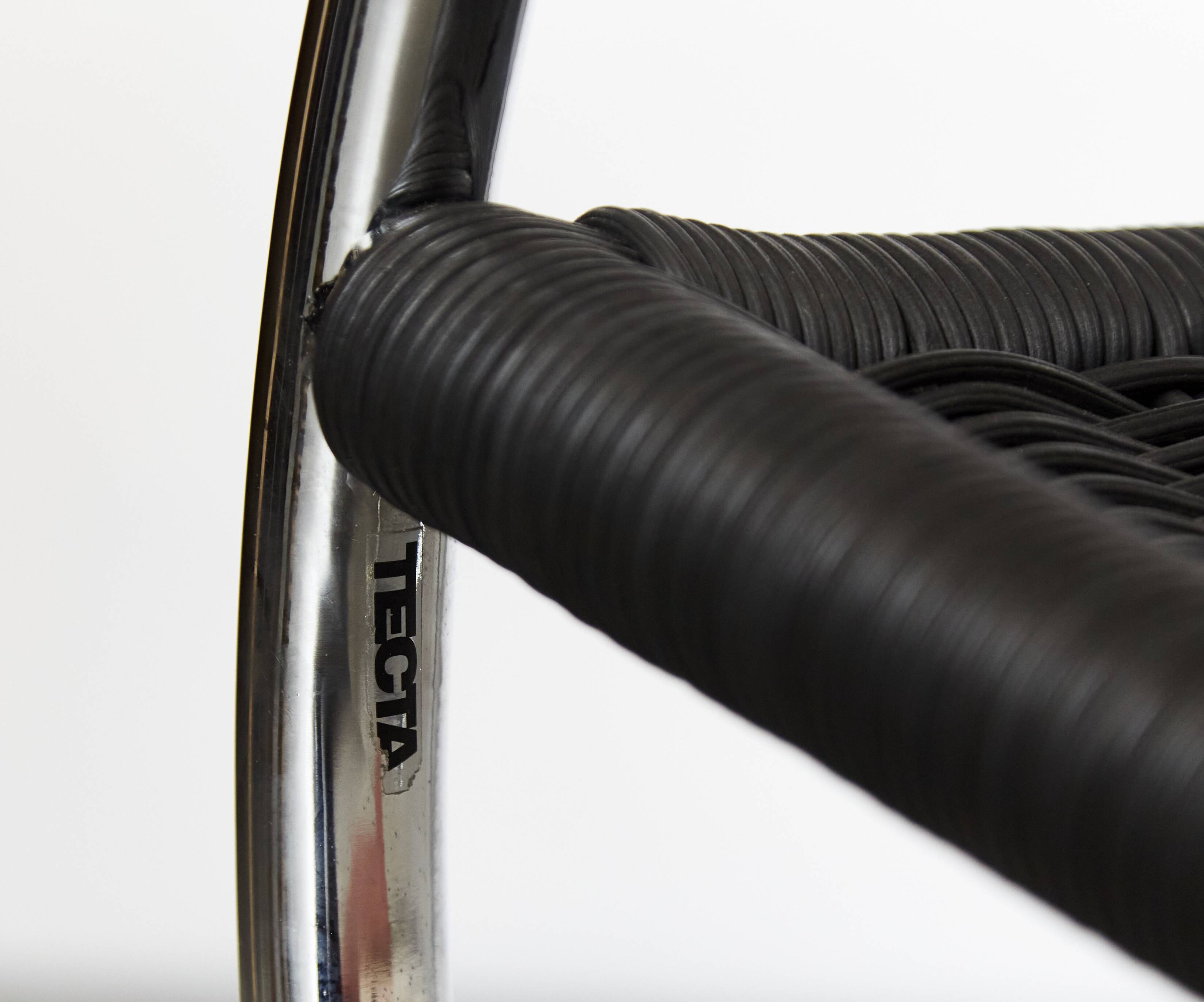 Anton Lorenz cantilever chair D35 & ottoman C35 for Tecta