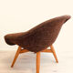 Hull armchair by Miroslav Navratil, years 1960