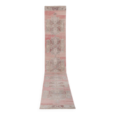 Tapis de couloir turc vintage
