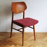 Ensemble de quatre chaises de salle à manger tchèques des années 1960 par TON avec une influence scandinave