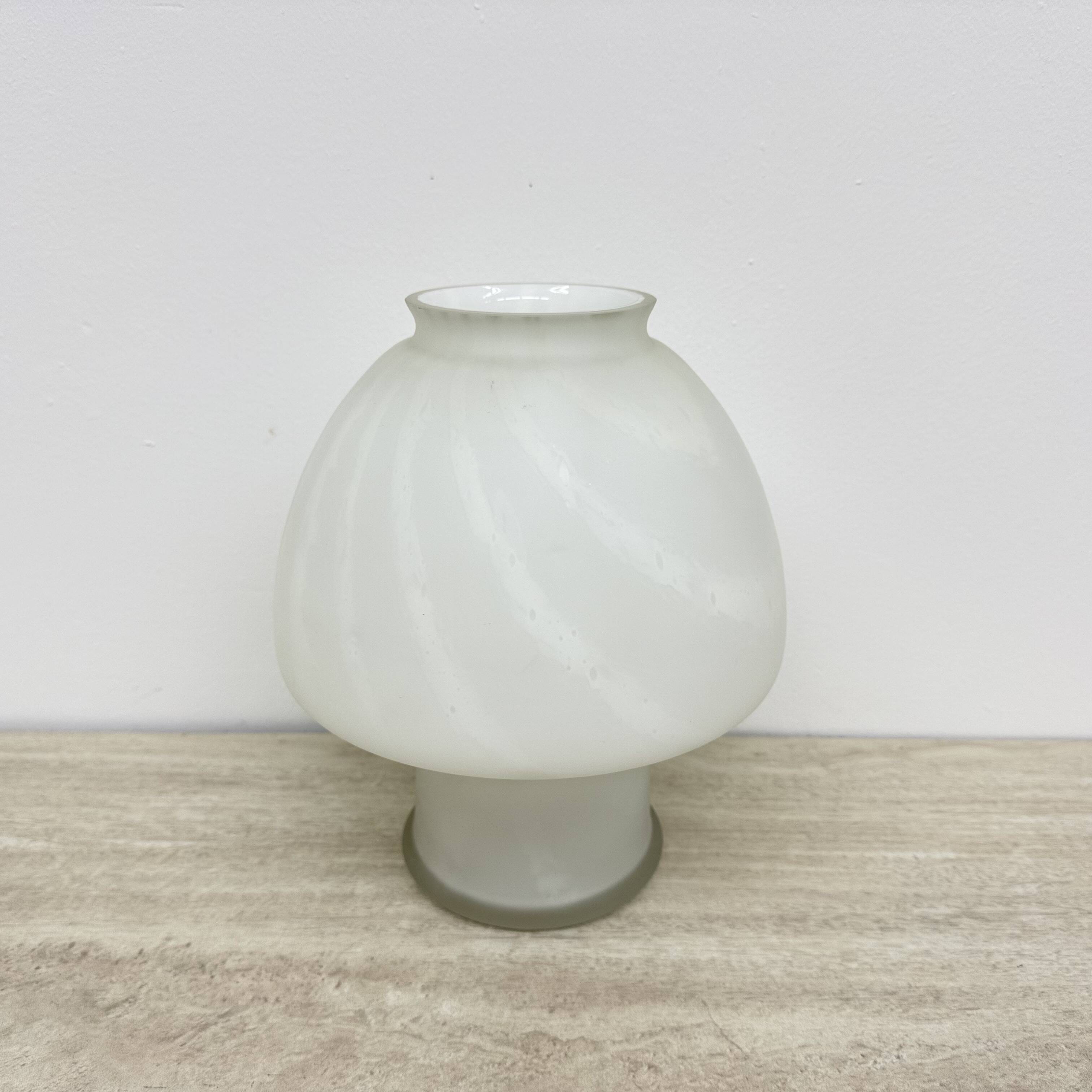 Mid-century Murano glass mushroom table lamp , 1970s