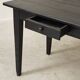 Large black farmhouse table 1950