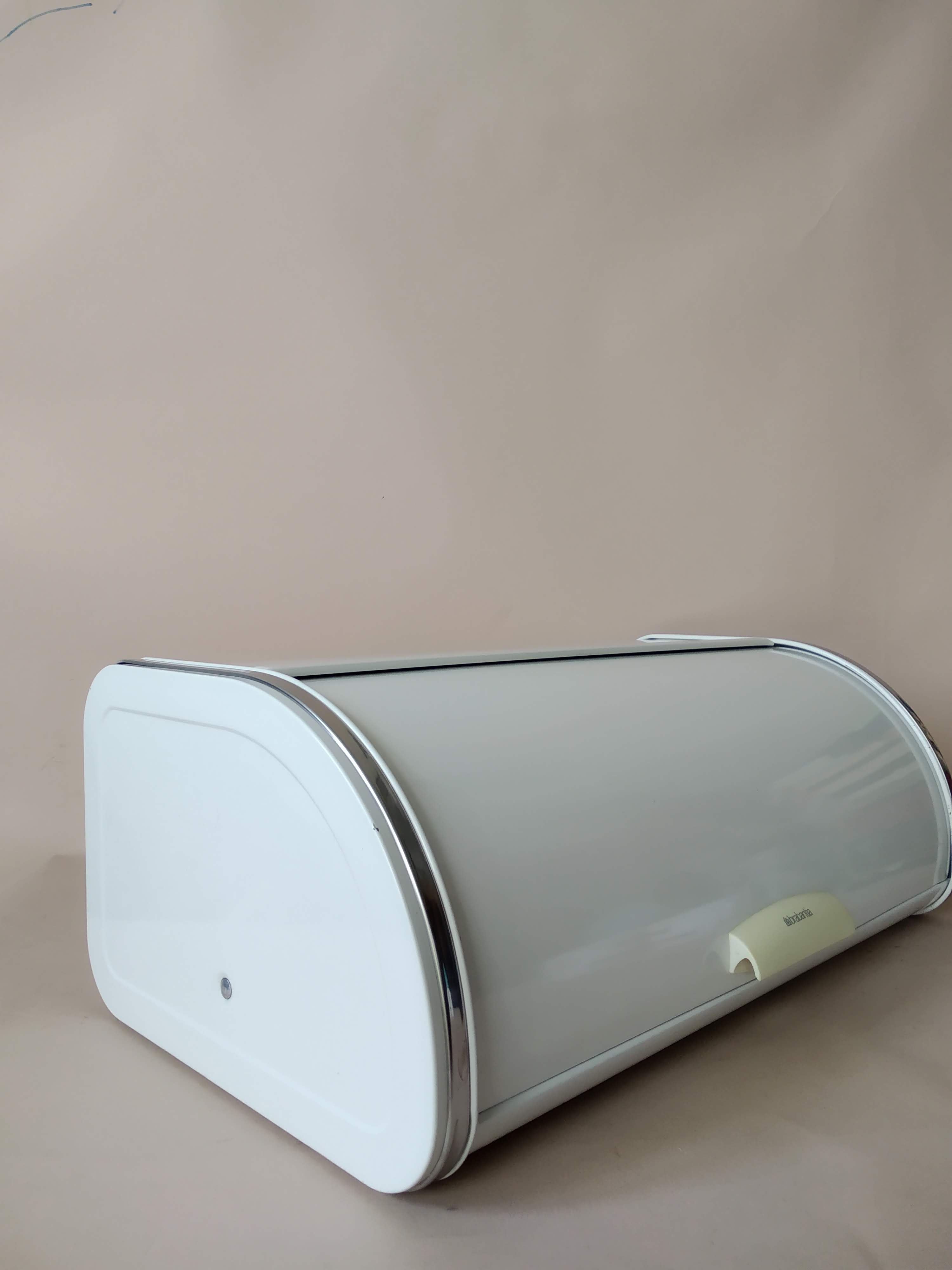 Vintage white sheet bread box