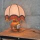 Bohemian glass table lamp