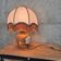 Bohemian glass table lamp