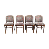4 chaises Thonet, modèle Prague n° 811, première moitié du XXe siècle