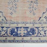 9x12 Pale Red & Blue Vintage Persian Rug, 275x353Cm