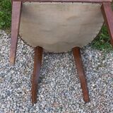Paire de chaises de chambre vintage à dossier bas des années 30/50