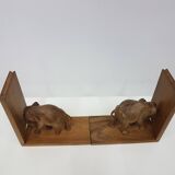 Elephant bookends, 1960s.