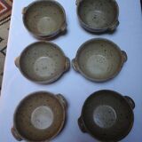 Lot of 6 bowls in stoneware