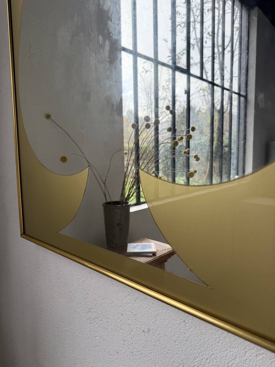 "Spike" mirror, 1970s design