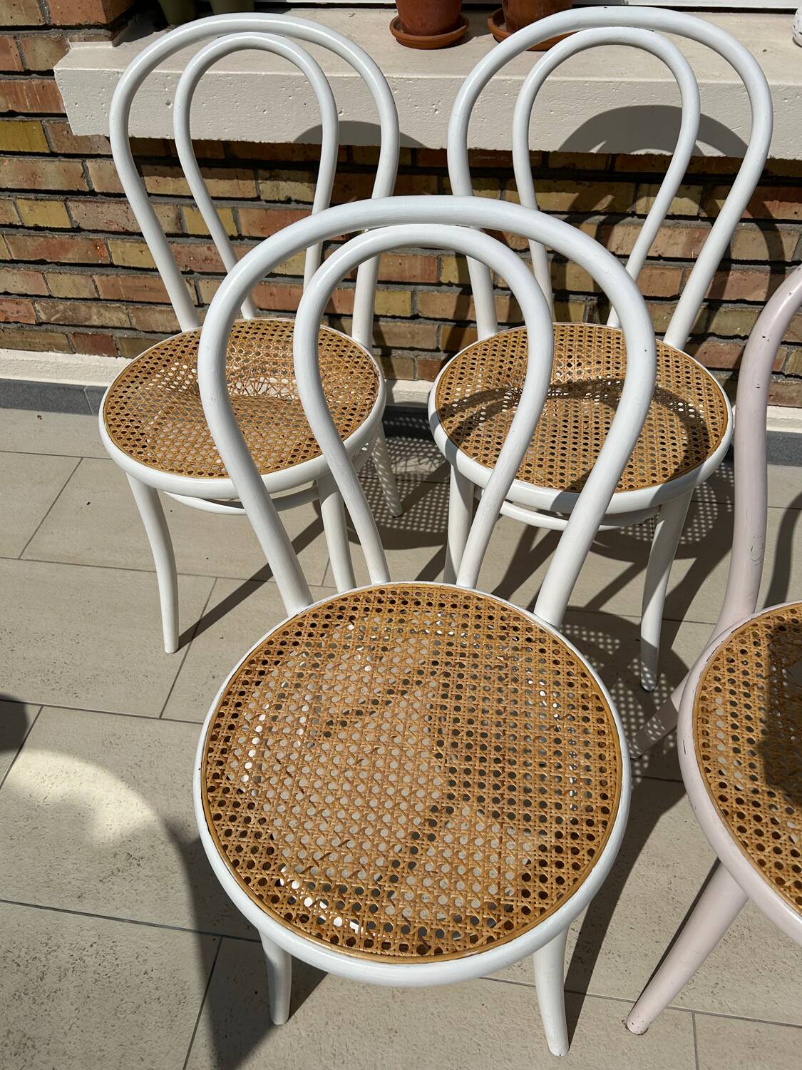 Set of 4 bistro chairs