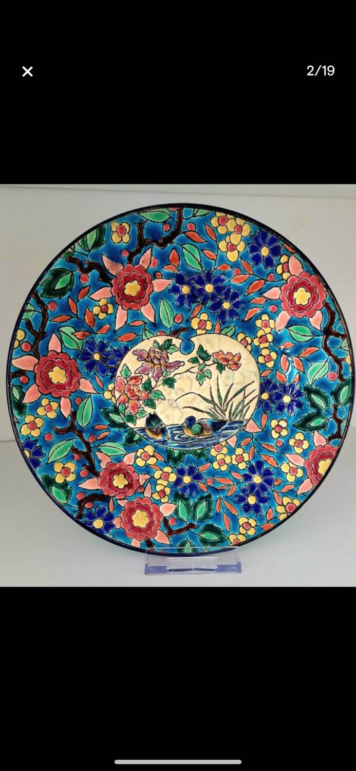 Longwy André Masson Plate