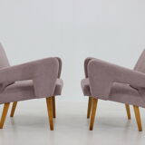 1960s Pair of Design Armchairs, Czechoslovakia