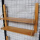 Étagère murale en bois et métal
