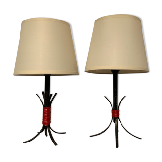 Set of 2 table lamps 50s
