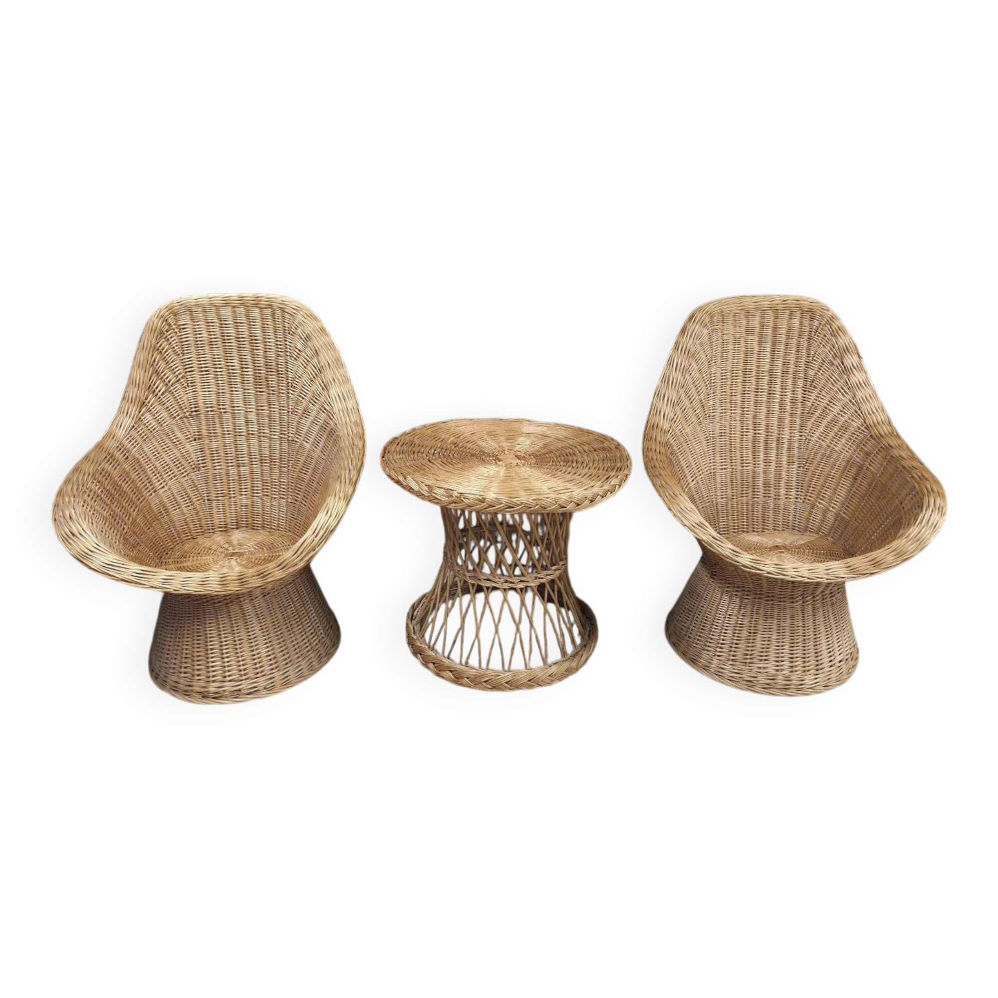 Rattan, wicker lounge set