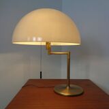 Adjustable Brass and Plastic Desk Lamp from Staff, 1960s