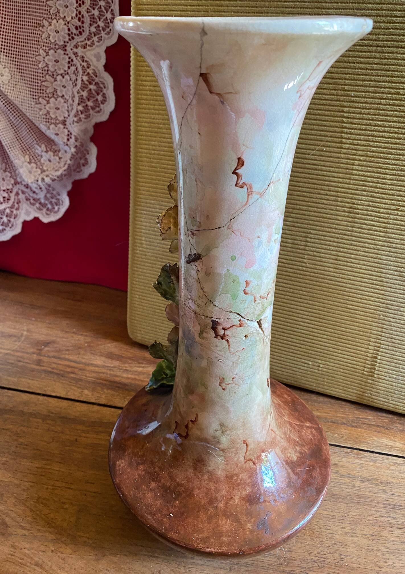 1880-1910: Majolica vase in Lille Fives