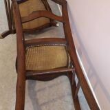 Paire de chaises cannées