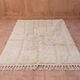 Tapis berbère en laine naturelle fait main traditionnelle taille 1.5/2.5 m