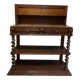 Console or turned wooden service table