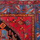 Tapis vintage du Moyen-Orient Hamadan fait main en laine – 133 x 196 cm