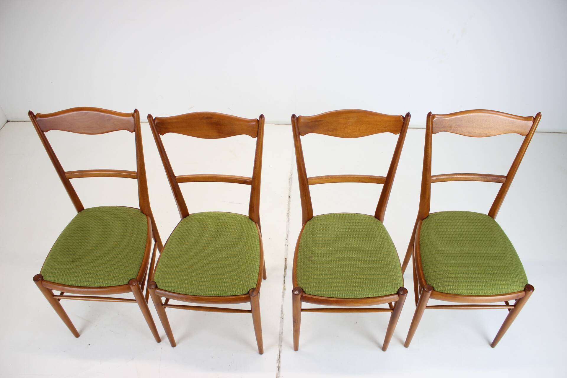 1970s Set of 4 Dining Chairs by Drevotvar, Czechoslovakia
